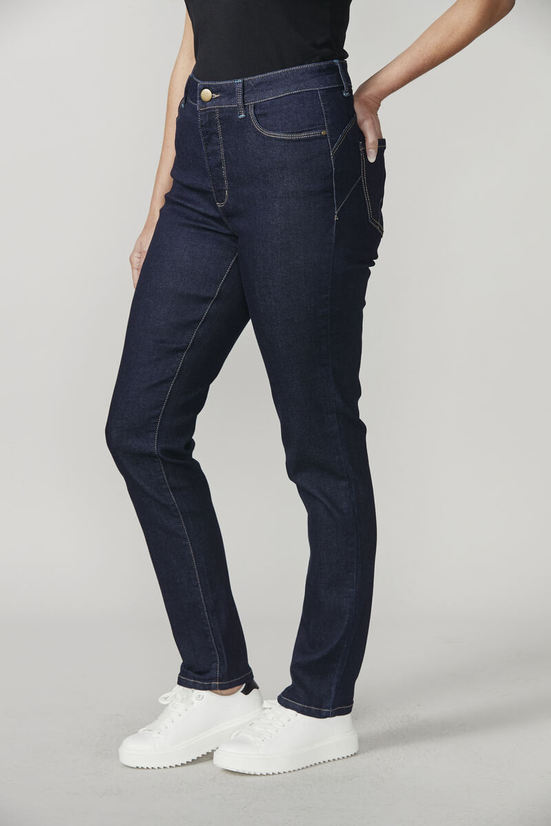 Ladies Jeans Newport Jeans Logo Newport Dallas Jean Indigo Bond