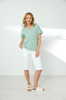 Newport Blaze Tee - Avocado