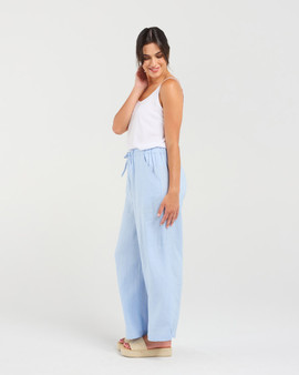 Blackstone Margrette Wide Leg Linen Pant