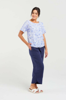 Blackstone Lydia Frill Trim Top