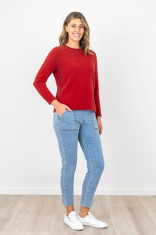 Maglia Wool & Angora Jumper - Cardinal