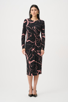 Joseph Ribkoff  Silky Knit Printed Wrap Dress