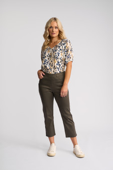 Vassalli London Pull On Pant - Moss