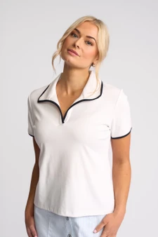 Vassalli Kit Polo Top White Ink