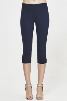 Paris 3/4 Length Pant - Black (front)