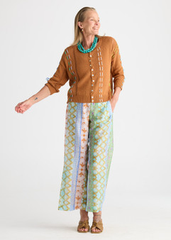 Z & P Thread Detail Top - Toffee
