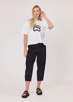 Duo Paige Tee - White Snake
