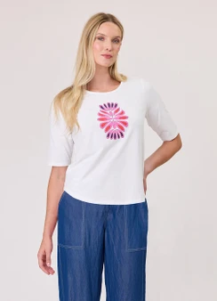 Duo Essential Tee - White Luminaire