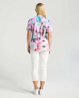 Blackstone Resort Tee - Blush Watercolour