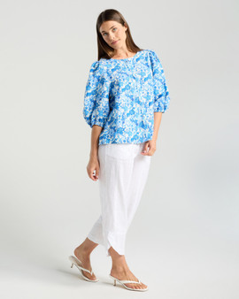 Blackstone Fiorella Puff Sleeve Blouse