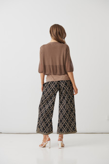 Holmes & Fallon Crochet Jacket - Mocha
