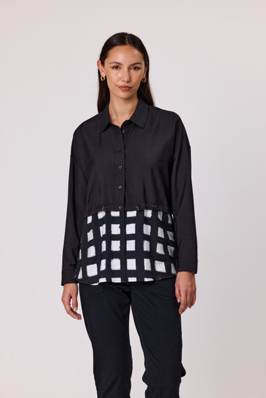 Duo Frame Panel Shirt