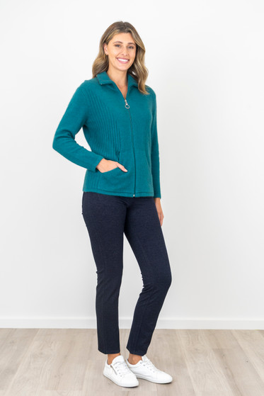 Maglia Merino Wool & Angora Jumper - Teal