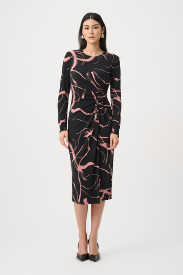 Joseph Ribkoff  Silky Knit Printed Wrap Dress