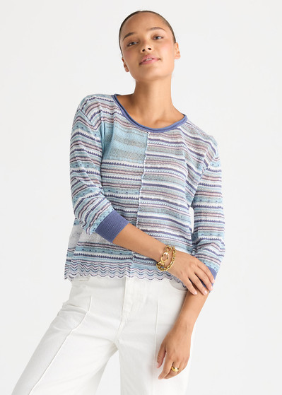 LD & Co Mixed Lace Top