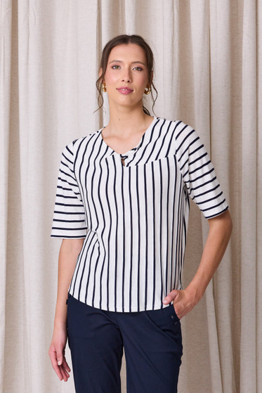 Newport Halsey Stripe Tee