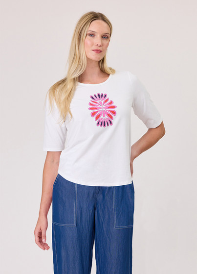Duo Essential Tee - White Luminaire