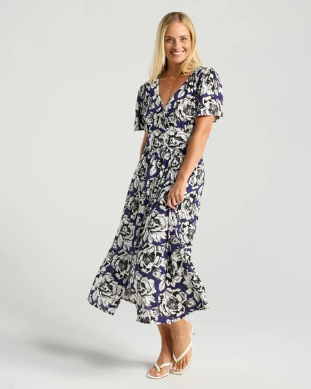Blackstone Mariana Button Front Dress