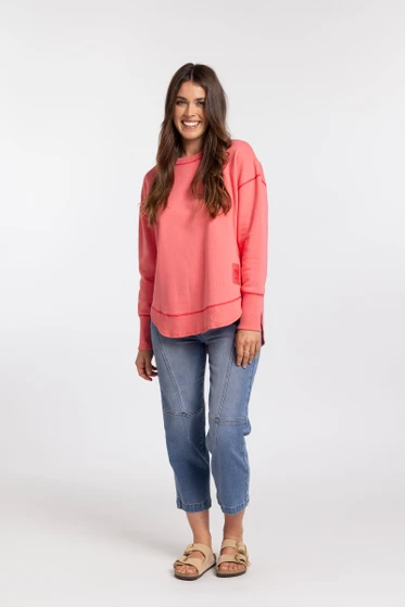 Mi Moso Ena Sweat Raspberry