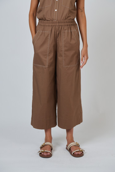 Naturals Poplin Pants - Cookie