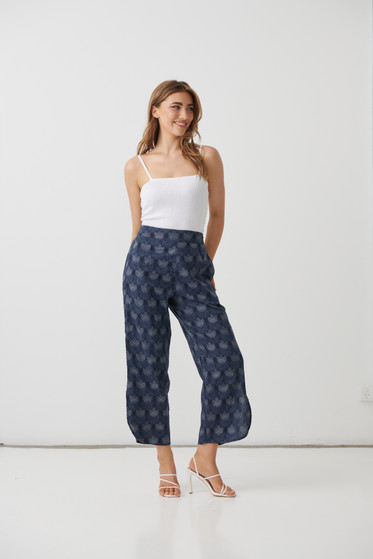 Holmes & Fallon Geo Bud Print Pant