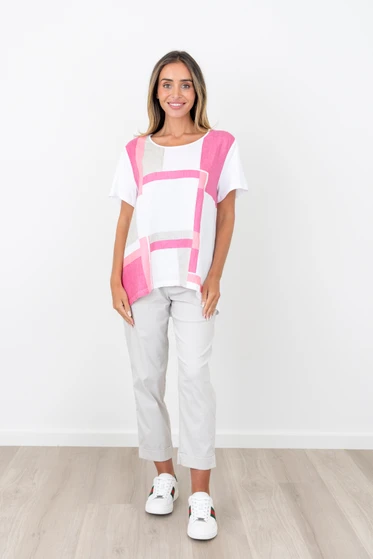 Renoma Georgia Print Top