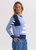 Z&P Hand Work Intarsia Jumper - Blueberry