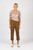 Vassalli 7/8 Length Slim Leg Elastic Waist Pant - Pecan Vassalli 7/8 Length Slim Leg Elastic Waist Pant - Pecan