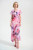 Joseph Ribkoff Chiffon Print Wrap Dress With Ruffle Detail Joseph Ribkoff Chiffon Print Wrap Dress With Ruffle Detail