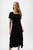Joseph Ribkoff Silky Knit Trapeze Dress With Boat Neck