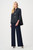 Joseph Ribkoff Foil-Textured Jacquard Trapeze Jacket