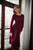 Joseph Ribkoff Scuba Crepe Draped Front Sheath Dress