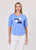 Duo Essential Tee - Blue Abstract