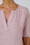 Naturals Linen Top - Radish
