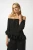 Joseph Ribkoff Georgette Off Shoulder Pleated Top