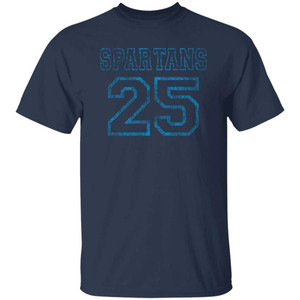 T-Shirts | SPARTANS #25 (Style #H)(Calif.Blue) - 16 Team Colors | Mascots, Etc. T-Shirts | SPARTANS #25 (Style #H)(Calif.Blue) - 16 Team Colors | Mascots, Etc.