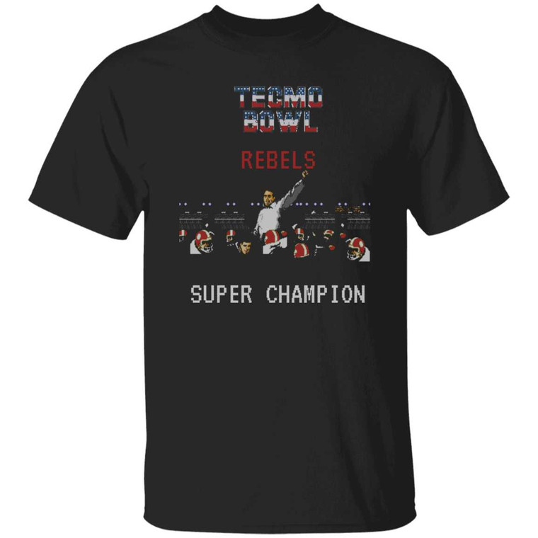 T-Shirts | REBELS Techno Bowl Champion T-Shirt (Red) | Mascots, Etc.