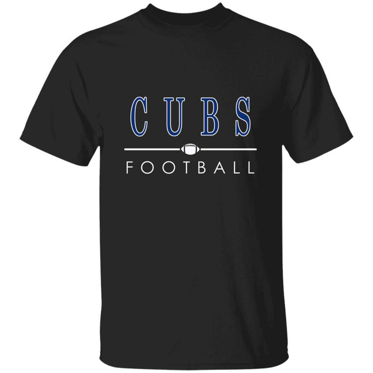 CUBS Football Century Sports T-Shirt - Navy Blue Logo in 14 Team Colors FOOTBALL 22
