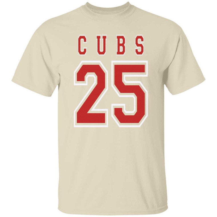 CUBS #25 (Style #F) Team Shirt - Red/Wht in 14 Team Colors T-Shirts 24