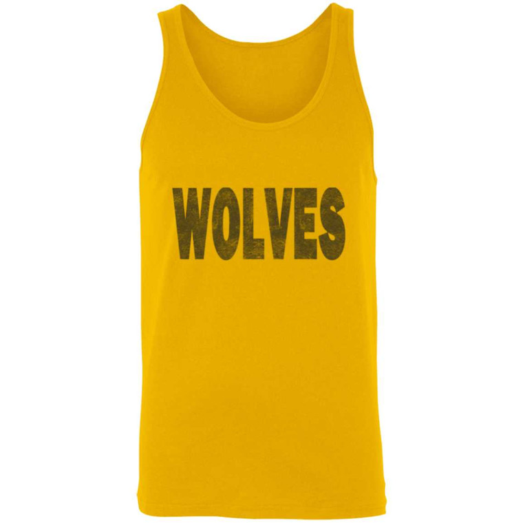 WOLVES Pre-Faded PT Heather Tank (Style#A-BLK) WOLVES Fan Gear 21