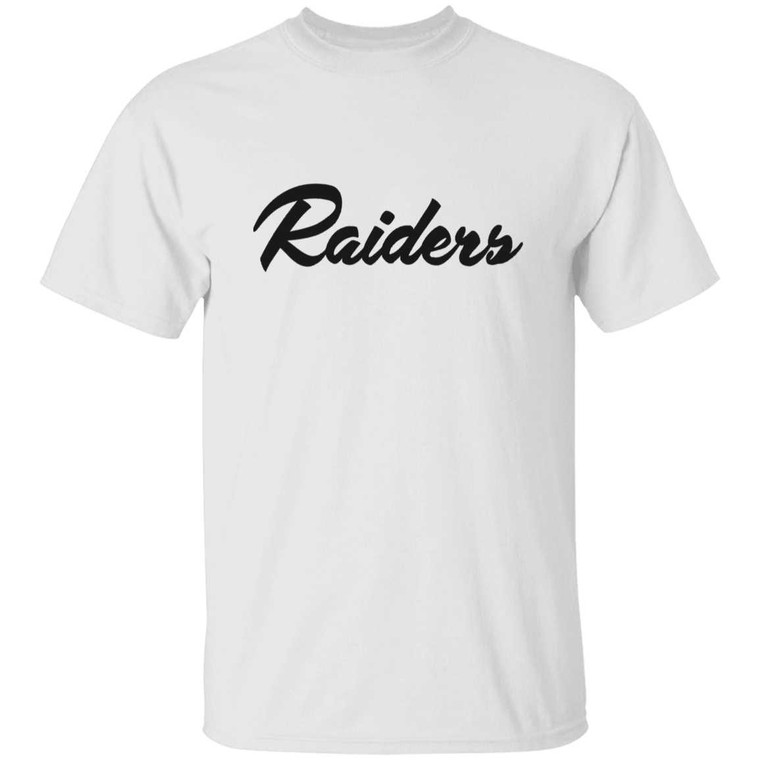 Team Autograph Collection | RAIDERS Team Autograph Shirt - White, Gray, Gold, Blue, Red | Mascots, Etc.
