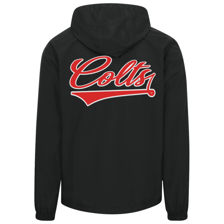 COLTS Classic Baseball Anorak/Windbreaker (Red Logo)