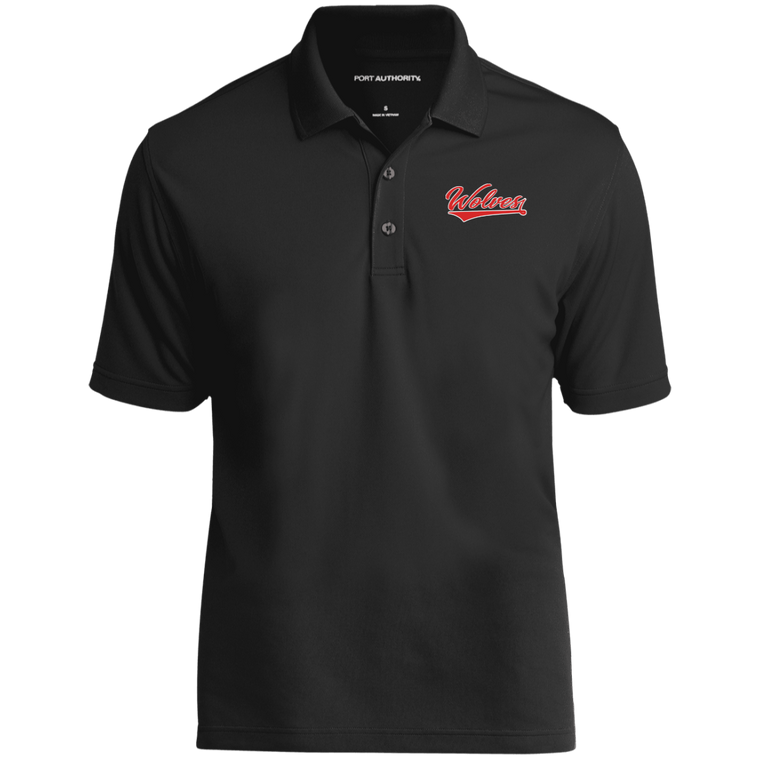 WOLVES Sideline Performance Polo (Red Baseball Logo/11 Team Colors)