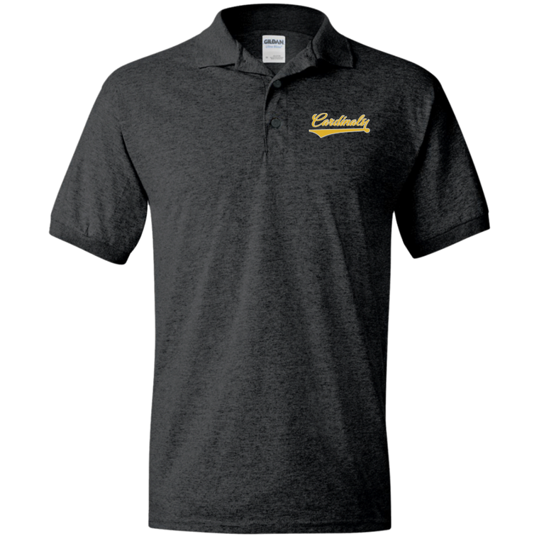 CARDINALS Sideline Polo (Varsity Gold Baseball Logo/10 Team Colors)