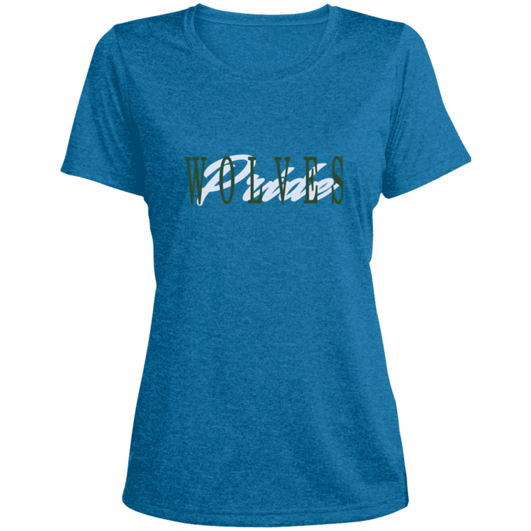 Century Sports Ladies WOLVES PRIDE Heather Scoop Neck Top