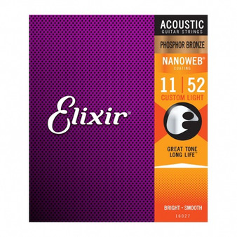 Elixir Nano Phosphor Bronze 11-52