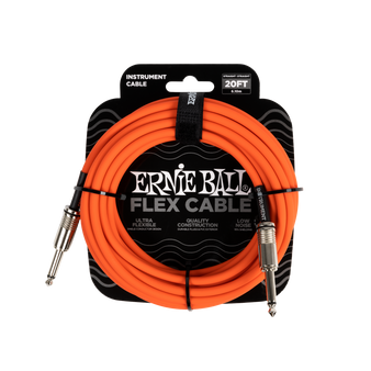 Ernie Ball Flex Instrument Cable 20Ft - Orange