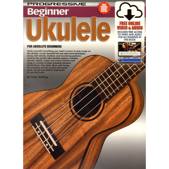 Progressive Beginner Ukulele + Online