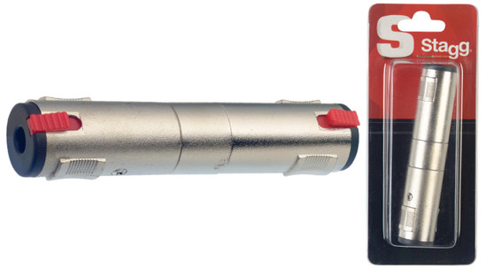 Stagg Female Stereo Jack to Female Jack Stereo Adaptor