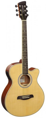 Brunswick BTK50 Grand Auditorium Electro Natural Cutaway